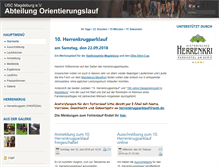 Tablet Screenshot of herrenkrugparklauf.de
